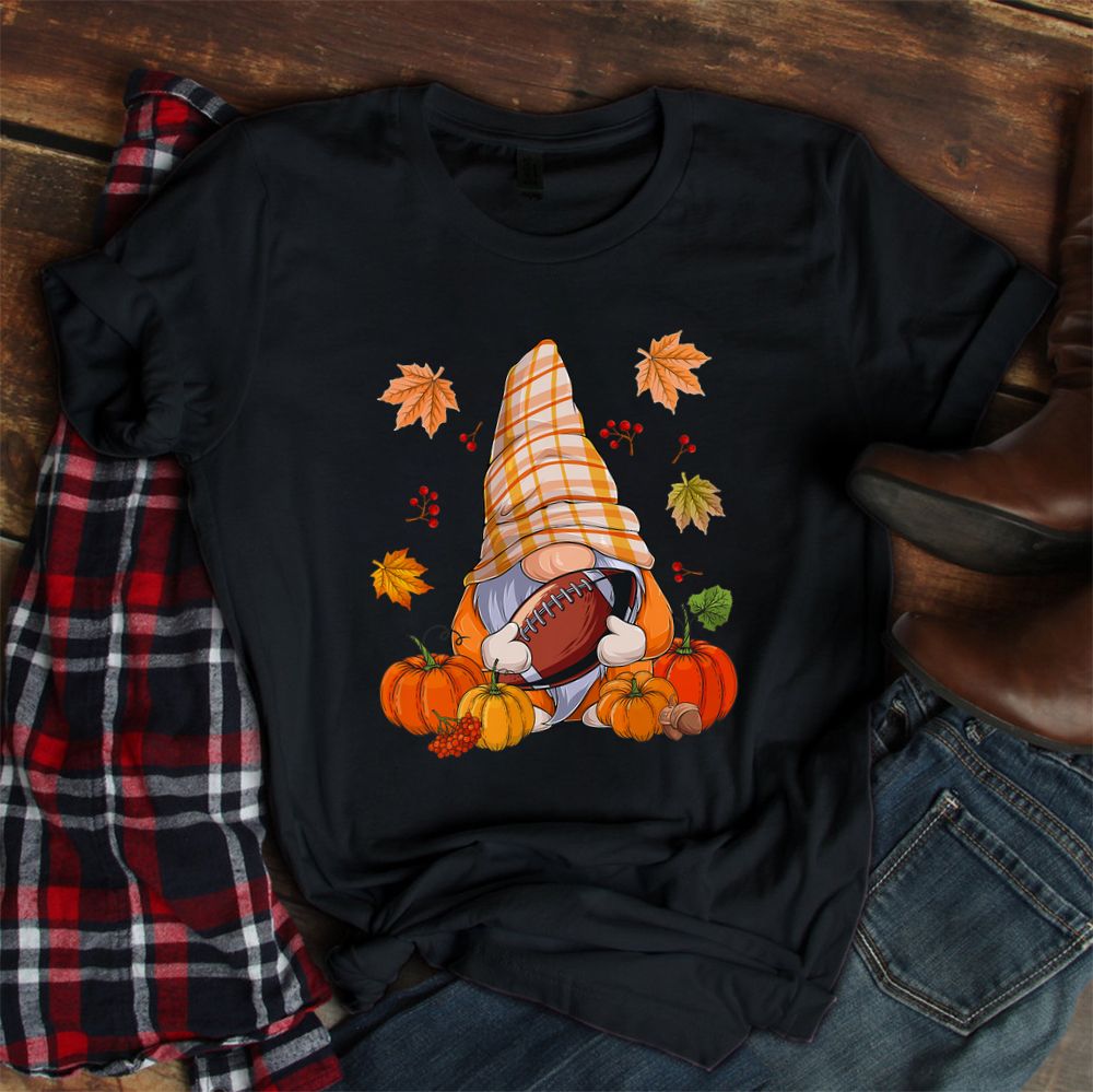 Football Autumn Fall Pumpkin Truck Mappe Thanksgiving Shirt