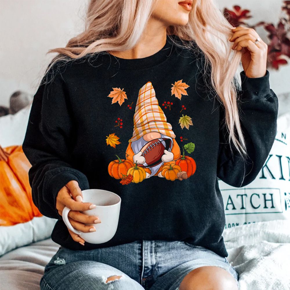 Football Autumn Fall Pumpkin Truck Mappe Thanksgiving Shirt