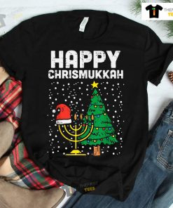 Happy Christmukkah Jewish Christmas Hanukkah Chanukah Shirt