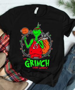 How The Grinch Stole Ankles Christmas Basketball Shirt