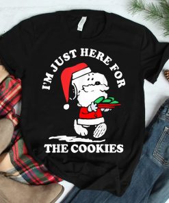 Im Just Here For The Cookies Christmas T-shirt