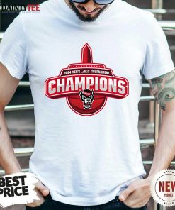 ACC 2024 Men's Tournament Champions NC State T-shirt