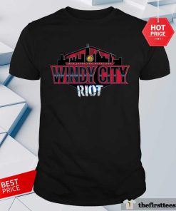 New Japan Pro-Wrestling Windy City Riot Logo T-shirt
