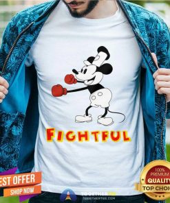 Steamboat Willie Mickey Boxing Fightful T-shirt
