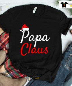 Papa Claus Long Sleeve Shirt Mama Claus Daddy Claus Pajamas Shirt