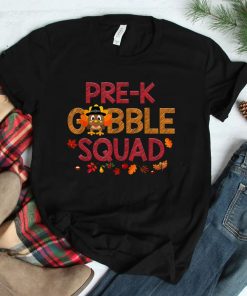 Pre K Gobble Squad Turkey Thanksgiving Shirt