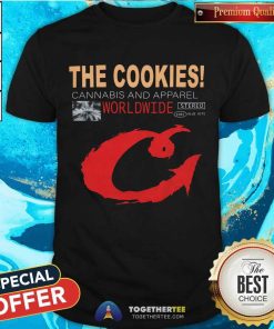 The Cookies Cannabis And Apparel Worldwide T-shirt