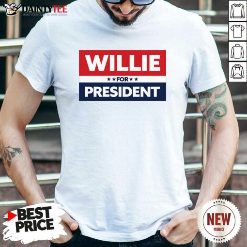 2024 Willie For President Bumper T-shirt