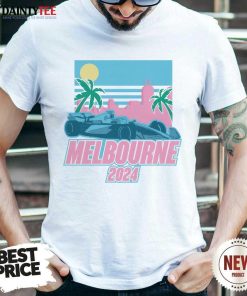 2024 Albert Park Circuit Skyline Car T-Shirt