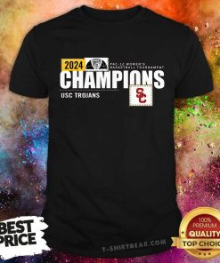 USC Trojans Unisex Women's Basketball 2024 PAC 12 Champs T-Shirt