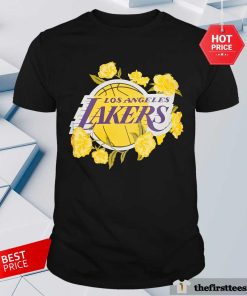 NBA Los Angeles Lakers Flower T-shirt