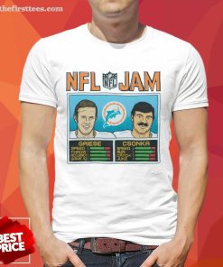 NFL Jam Miami Dolphins Griese and Csonka T-shirt