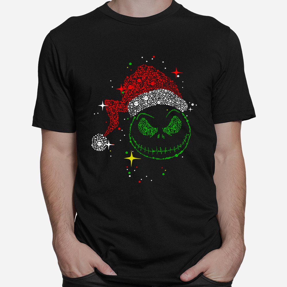 Sparkle Rhinestone Christmas Jack Skellington Shirt