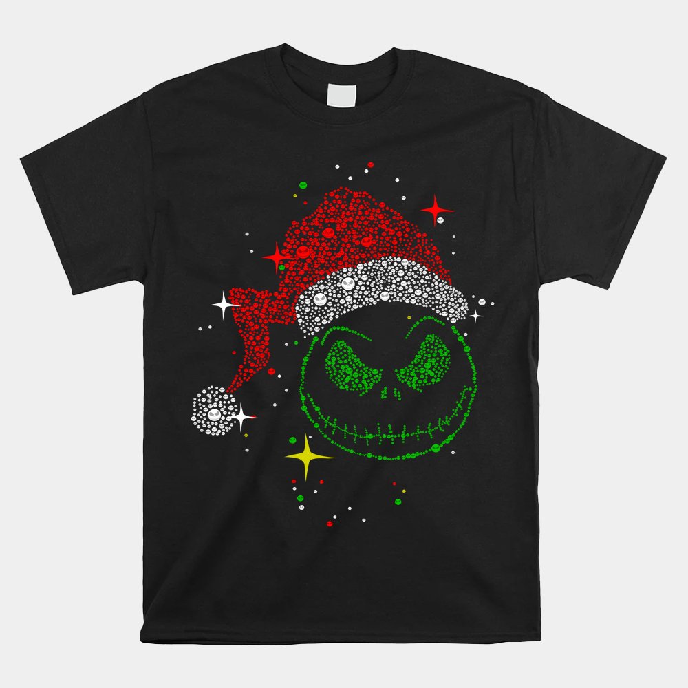 Sparkle Rhinestone Christmas Jack Skellington Shirt