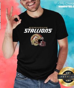 Birmingham Stallions Vintage Helmet T-Shirt