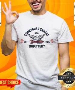 Eagle Wrench Goonzquad Garage Est 2015 Simply Built T-shirt