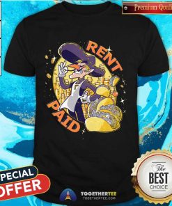 Rent Paid Mexico Tacos Gold Coins T-shirt