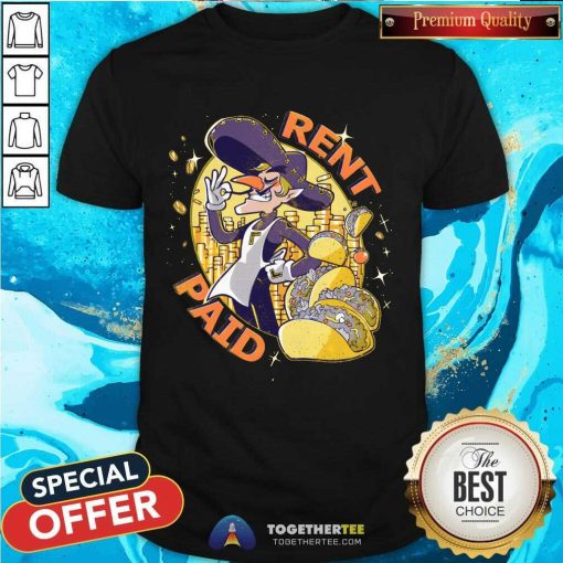 Rent Paid Mexico Tacos Gold Coins T-shirt