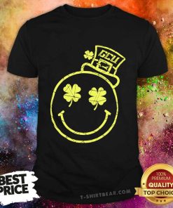 St. Patrick's Day Smiley Face with GCU Top Hat T-shirt
