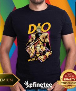 Jojo's Bizarre Adventure Dio Brando The World T-shirt