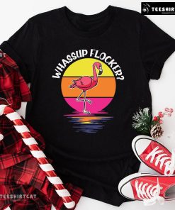 Whassup Flockers? Pink Flamingo Vintage T-Shirt