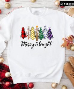 Merry & Bright Christmas Tree Sweatshirt