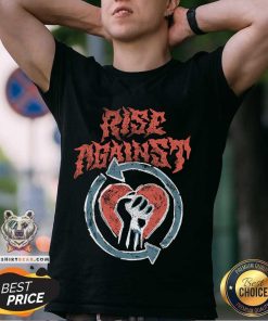 Rise Against Chalk HeartFist T-shirt