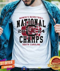 South Carolina Gamecocks 2024 NCAA Women's Basketball National Champions T-Shirt