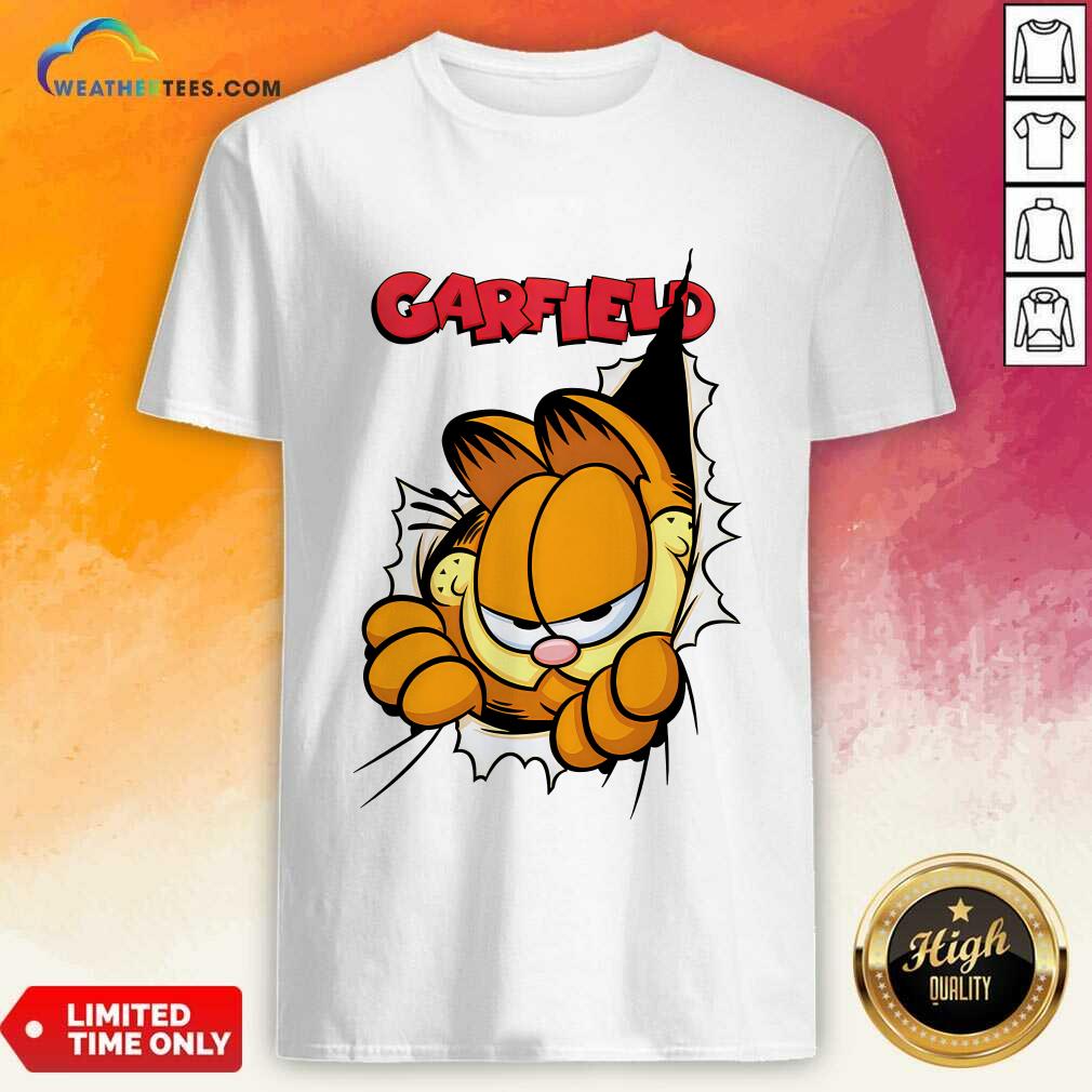 Shirt Wall Scratch Garfield T-shirt