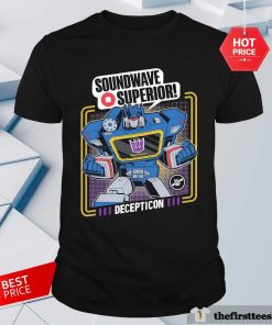 Soundwave Superior Transformers Decepticon T-shirt