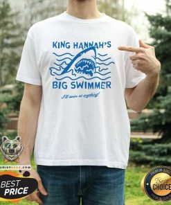 King Hannah Big Swimmer Shark T-shirt