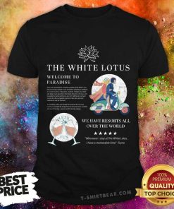 The White Lotus Welcome To Paradise T-shirt