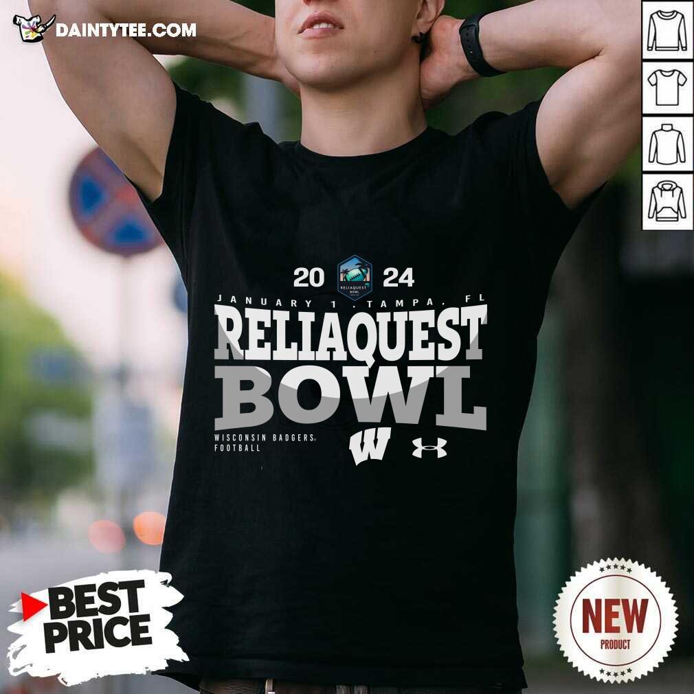 Shirt 2024 3 X Under Armour Wisconsin ReliaQuest Bowl T-shirt