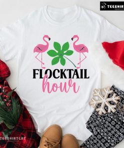 Flocktail Hour Lovely Flamingos T-Shirt