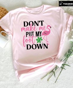 Flamingo Don’t Make Me Put My Foot Down T-Shirt