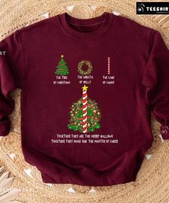 The Tree Of Christmas The Wreath Of Holly Harry Potter Christmas Sweatshirt