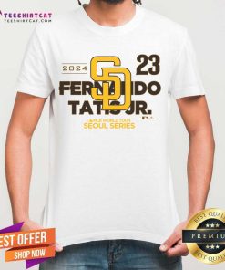 San Diego Padres Fernando Tatis Jr. Brown 2024 MLB World Tour Seoul Series T-Shirt