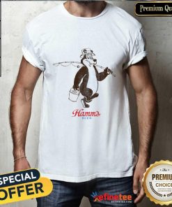 Hamm's Beer Fishing Bear T-shirt