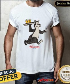 Hamm's Beer Bear Beer Tray T-shirt