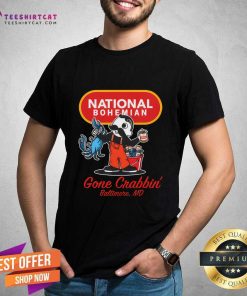 National Bohemian Beer Gone Crabbin' Baltimore T-shirt