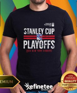 New York Rangers 2024 Stanley Cup Playoffs Crossbar Tri-Blend T-Shirt