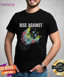 Projecting Skull Rise Against T-shirt