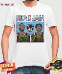 NBA Jam Nets Bridges and Thomas T-shirt