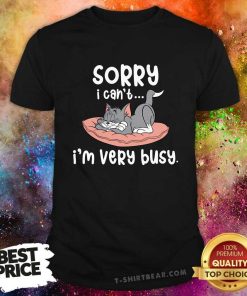 Sorry I Can't I'm Very Busy Tom & Jerry T-shirt