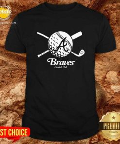 Exclusive Atlanta Braves Golf And Baseball T-shirt