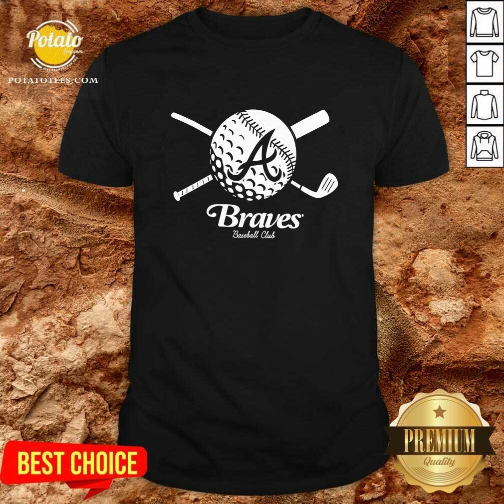 Shirt Exclusive Atlanta Braves Golf And Baseball T-shirt