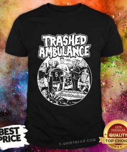 Trashed Ambulance Future Considerations B&W T-shirt