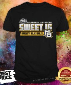 2024 NCAA Division I Men's Basketball Sweet 16 Marquette Golden Eagles T-shirt