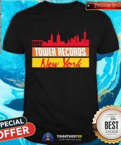 Tower Records New York Skyline T-shirt