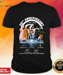 30th Anniversary 1994-2024 Foo Fighters Thank You For The Memories T-shirt